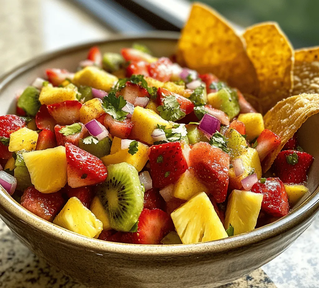 Welcome to a culinary adventure that celebrates vibrant flavors and fresh ingredients! Our Fruity Fiesta Salsa paired with delightful Cinnamon Crunch Chips offers a refreshing twist on traditional salsa, transforming it into a colorful and nutritious dish that’s perfect for any occasion. Whether you’re hosting a summer barbecue, planning a picnic, or simply looking for a healthy snack at home, this unique recipe will tantalize your taste buds and impress your guests.