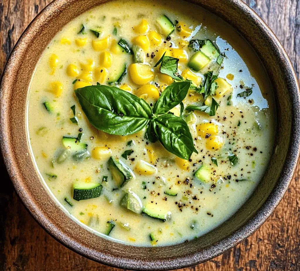 Summer Corn and Zucchini Chowder is more than just a soup; it’s a celebration of the season. The natural sweetness of the corn, paired with the mild, slightly nutty flavor of zucchini, creates a harmonious blend that is sure to delight the palate. This chowder is perfect for warm evenings when you want something light yet filling. Whether served as a starter or a main dish, this chowder brings the essence of summer right to your table.