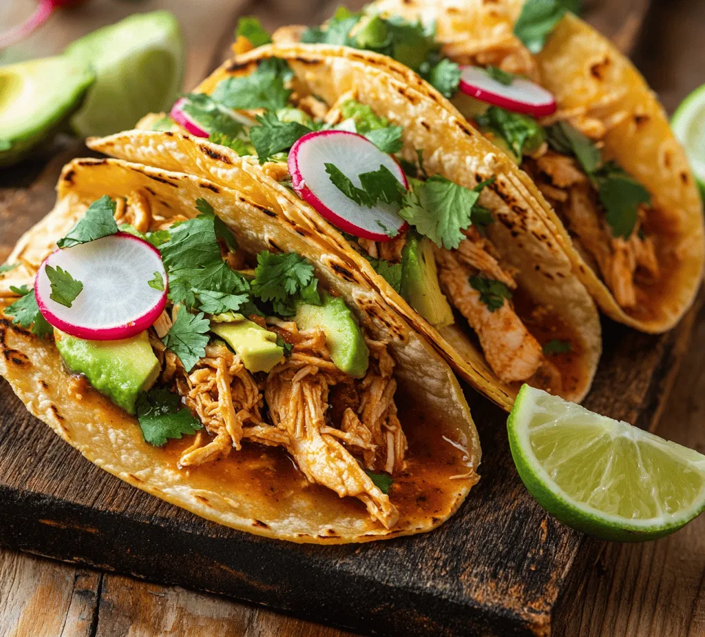 Chicken Tinga Tacos have carved a special niche in the vibrant tapestry of Mexican cuisine, celebrated for their bold flavors and comforting textures. These tacos offer a delightful combination of shredded chicken simmered in a smoky, slightly spicy sauce made from chipotle peppers and tomatoes, making them a popular choice among taco enthusiasts both in Mexico and abroad. The dish is not only a testament to the rich culinary heritage of Mexico but also showcases the ability of simple ingredients to create a complex and satisfying meal.