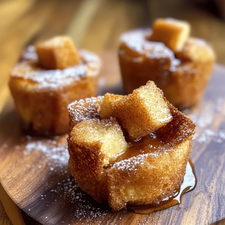 Cinnamon Sugar French Toast Muffins are a delightful twist on a beloved breakfast classic, merging the comforting flavors of traditional French toast with the convenience of muffins. This innovative recipe is perfect for busy mornings, brunch gatherings, or even a cozy afternoon snack. Imagine waking up to the sweet aroma of cinnamon wafting through your kitchen, a promise of the warm, fluffy muffins soon to be enjoyed. These muffins are not only easy to prepare but also provide a sweet and satisfying treat that can be enjoyed by everyone, from kids to adults.