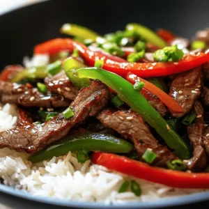 Welcome to the delightful world of Sizzling Pepper Steak Delight, a dish that brings together the savory goodness of tender flank steak and the vibrant crunch of colorful vegetables, all enveloped in a rich, delectable sauce. This dish isn’t just about taste; it's a culinary experience that tantalizes the senses and brings comfort to the dinner table. What makes Sizzling Pepper Steak Delight so appealing is its ability to deliver bold flavors without demanding too much time in the kitchen. It’s perfect for busy weeknights when you crave something wholesome yet indulgent.