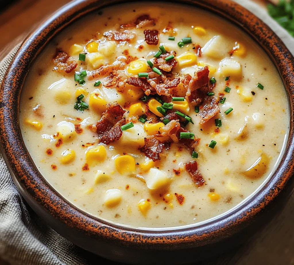 Using fresh ingredients is the heart and soul of any great recipe, and corn chowder is no exception. Fresh corn, harvested at its peak, brings a sweetness and crunch that frozen corn simply cannot replicate. The joy of biting into tender kernels that pop with flavor is unmatched. Additionally, seasonal availability encourages us to visit local farmer's markets, where we can find the freshest produce and support local agriculture.