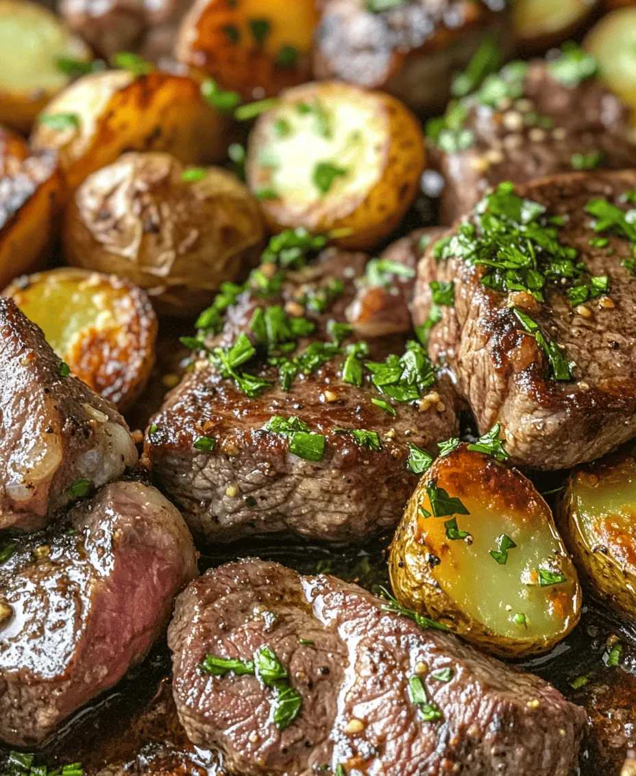 If you're on the hunt for a quick yet mouthwatering meal that offers a delightful combination of flavors and textures, look no further than Sizzling Garlic Butter Steak Bites paired with crispy potatoes. This dish is not only a feast for the senses but also a versatile option that can fit into any weeknight dinner or weekend gathering. Imagine tender, juicy pieces of sirloin steak seared to perfection, bathed in aromatic garlic butter, and served alongside golden, crispy baby potatoes that are simply irresistible.