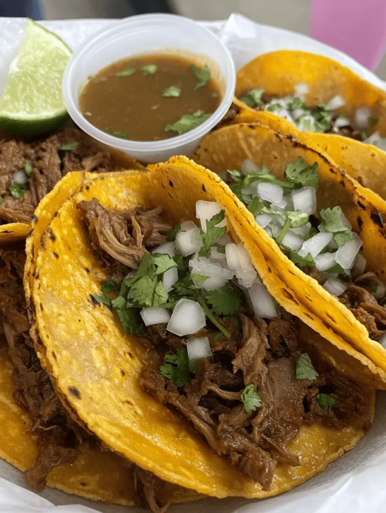 Birria tacos have taken the culinary world by storm, captivating food enthusiasts with their rich flavors and cultural heritage. Originating from the state of Jalisco, Mexico, birria is a traditional dish that has evolved into a beloved street food staple, especially in the form of tacos. These tacos are not just a meal; they are an experience that brings together the warmth of family gatherings and the vibrant spirit of Mexican culture.