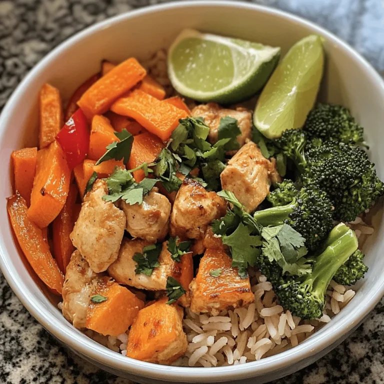 To fully appreciate the Savory Chicken & Sweet Potato Rice Bowl, it's essential to delve into its key components. Each ingredient has been chosen not only for its culinary appeal but also for its nutritional value. Let’s explore the main ingredients that make this dish a standout.