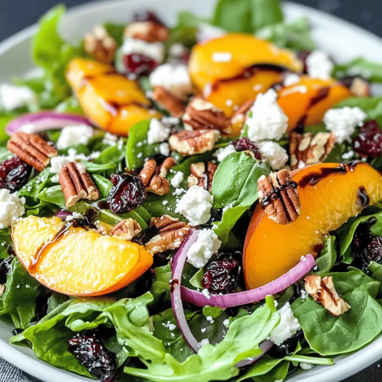 Imagine a salad that combines the sweetness of ripe peaches, the creaminess of feta cheese, and the crunch of toasted pecans, all perched atop a bed of vibrant mixed greens. The Millionaire Peach Salad embodies luxury in every bite, making it a perfect dish for summer gatherings, special occasions, or simply to treat yourself to a gourmet experience at home. This salad not only tantalizes the taste buds but also offers a refreshing burst of flavor that celebrates the season’s freshest ingredients.