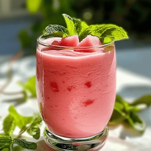 As summer approaches, the sweltering heat often calls for refreshing and hydrating beverages. Amid the myriad of choices, nothing quite matches the revitalizing effect of a cool smoothie. Enter the Refreshing Watermelon Smoothie with Coconut Water, a delightful concoction that not only quenches your thirst but also tantalizes your taste buds. This vibrant smoothie, with its blend of juicy watermelon and hydrating coconut water, provides a perfect respite from the summer sun.