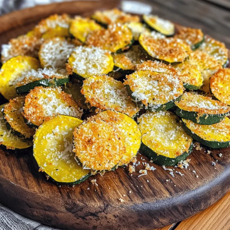 Are you looking for a delicious way to incorporate more vegetables into your diet? Look no further than our Crispy Air Fryer Squash Delights! This delectable recipe transforms ordinary zucchini and yellow squash into crispy, golden bites that are perfect for any occasion—whether as a savory appetizer for your next gathering or a healthy snack to satisfy those mid-afternoon cravings. Thanks to the air fryer, you can achieve that sought-after crunch without the guilt of excessive oil, making this dish a wholesome addition to your culinary repertoire.