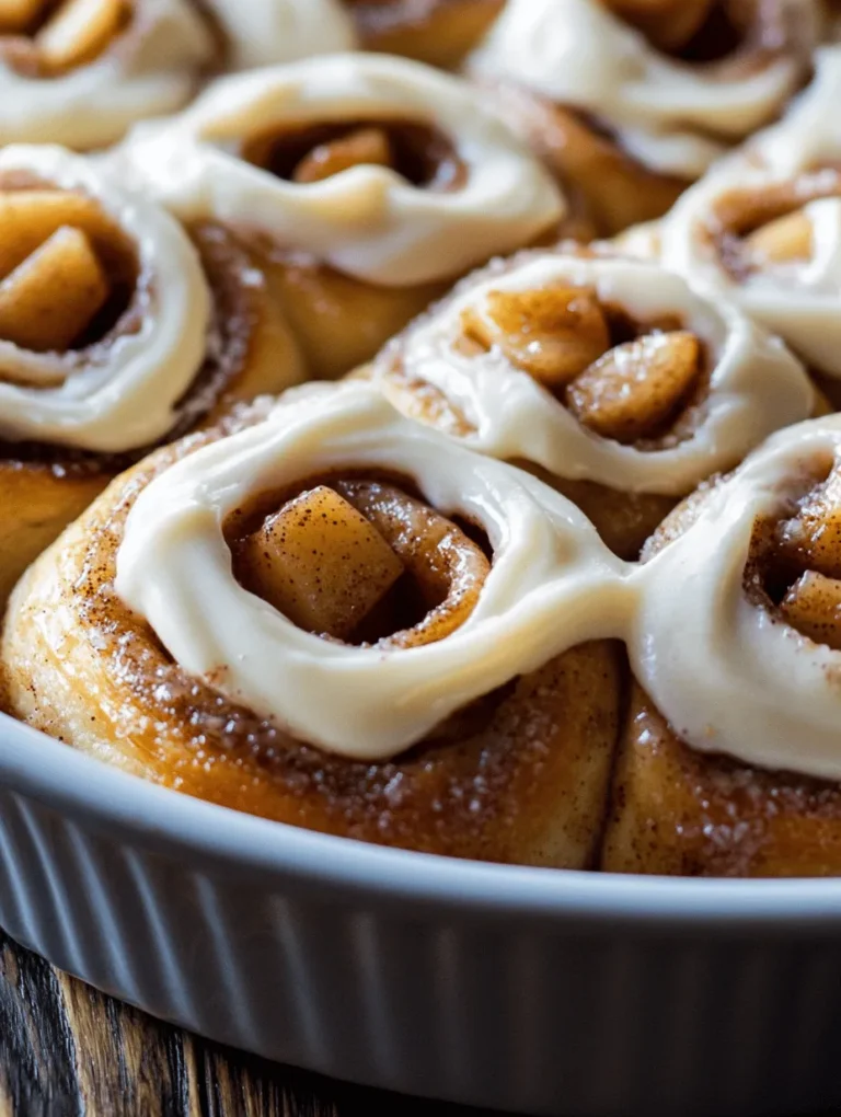 There’s something undeniably comforting about the smell of freshly baked cinnamon rolls wafting through the house. The soft, pillowy texture combined with the warm, spiced aroma creates an atmosphere of homeliness and warmth. Homemade cinnamon rolls are a labor of love, and they have a unique charm that store-bought versions simply can't replicate. Among the various flavors of cinnamon rolls, none can rival the delightful combination of apple and cinnamon, especially when topped with a luscious cream cheese frosting.