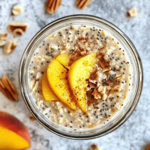 In recent years, overnight oats have surged in popularity as a go-to breakfast option for health enthusiasts and busy individuals alike. This no-cook breakfast solution not only saves time but also provides a nutritious and satisfying start to your day. Among the myriad of flavor combinations available, irresistible healthy overnight oats with peaches stand out as a delicious and refreshing choice, especially during the warm summer months when peaches are in season.