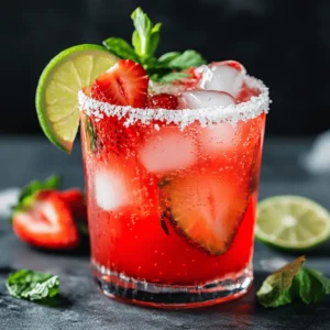 In recent years, the popularity of mocktails—non-alcoholic versions of cocktails—has surged dramatically. This rise in interest stems from a growing awareness of health and wellness, as well as a desire for inclusivity in social gatherings. Whether it’s a party, a family get-together, or simply a refreshing drink on a sunny afternoon, mocktails provide an exciting option for those who prefer to abstain from alcohol without sacrificing flavor or enjoyment. Among the myriad of mocktail options available, the Strawberry Lime Mocktail Margarita stands out as a vibrant and invigorating choice, perfect for any occasion.