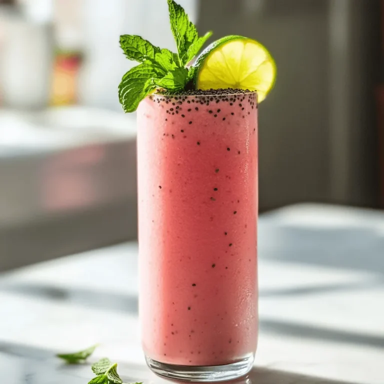 As the sun shines brightly and temperatures soar, there's no better way to quench your thirst and indulge your taste buds than with a refreshing smoothie. Enter the Watermelon Bliss Smoothie—a vibrant concoction that combines the juiciness of watermelon, the creaminess of banana, and the zesty kick of lime juice. This delightful beverage is not just a feast for the eyes, but it also offers a myriad of health benefits, making it an ideal choice for breakfast, a post-workout snack, or a light afternoon treat.