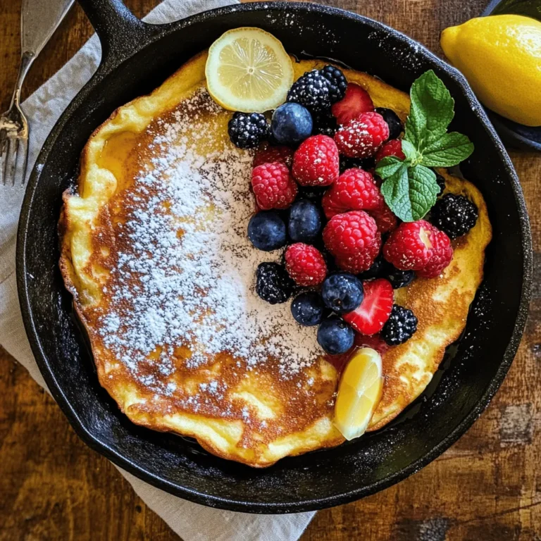 Imagine waking up on a lazy weekend morning, the sun streaming through the kitchen window, and the enticing aroma of a freshly baked pancake wafting through the air. This is the magic of the Fluffy Baked German Pancake, a delightful breakfast that not only satisfies your taste buds but also brings a touch of elegance to your morning routine. German pancakes, often referred to as Dutch babies, have a unique cultural significance, originating from the culinary traditions of Germany and gaining popularity in various forms across the globe.