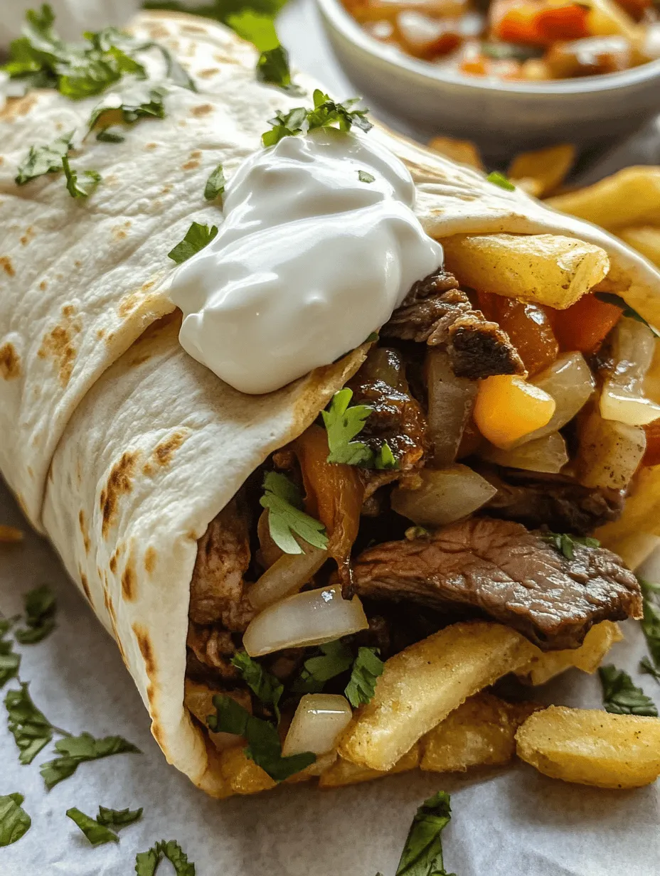 If you’re on the hunt for a dish that combines the savory comfort of steak, the creamy goodness of cheese, and the satisfying crunch of crispy fries, look no further than Steak & Cheese Dirty Fry Burritos. This delightful fusion dish has been making waves in the culinary world, captivating food enthusiasts with its unique flavor combination and hearty texture. The burrito trend has skyrocketed in popularity as more people seek out exciting and satisfying meals that pack a punch in both taste and presentation. At the intersection of classic comfort food and innovative cuisine, Steak & Cheese Dirty Fry Burritos are poised to become a favorite in your kitchen.