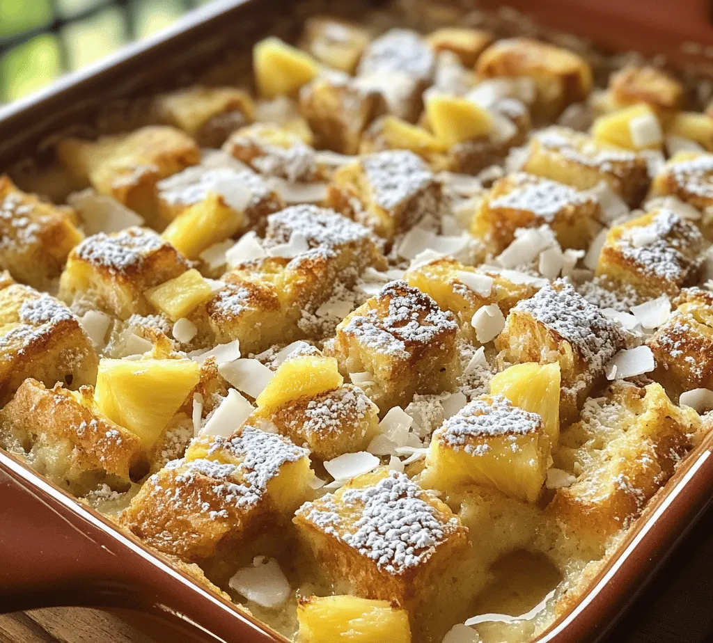 Breakfast casseroles have surged in popularity in recent years, transforming the morning meal into a delightful feast that can be prepared in advance and served to family and friends with ease. One standout contender in the world of breakfast bakes is the Sweet Hawaiian Roll French Toast Bake, an innovative twist on the beloved classic French toast. This recipe takes advantage of the fluffy, sweet nature of Hawaiian rolls, creating a dish that is not only pleasing to the palate but also visually stunning.
