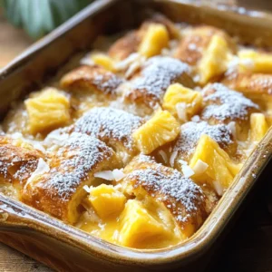Breakfast casseroles have surged in popularity in recent years, transforming the morning meal into a delightful feast that can be prepared in advance and served to family and friends with ease. One standout contender in the world of breakfast bakes is the Sweet Hawaiian Roll French Toast Bake, an innovative twist on the beloved classic French toast. This recipe takes advantage of the fluffy, sweet nature of Hawaiian rolls, creating a dish that is not only pleasing to the palate but also visually stunning.