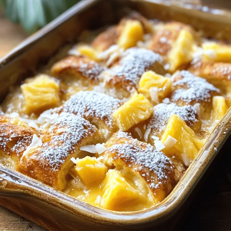 Breakfast casseroles have surged in popularity in recent years, transforming the morning meal into a delightful feast that can be prepared in advance and served to family and friends with ease. One standout contender in the world of breakfast bakes is the Sweet Hawaiian Roll French Toast Bake, an innovative twist on the beloved classic French toast. This recipe takes advantage of the fluffy, sweet nature of Hawaiian rolls, creating a dish that is not only pleasing to the palate but also visually stunning.