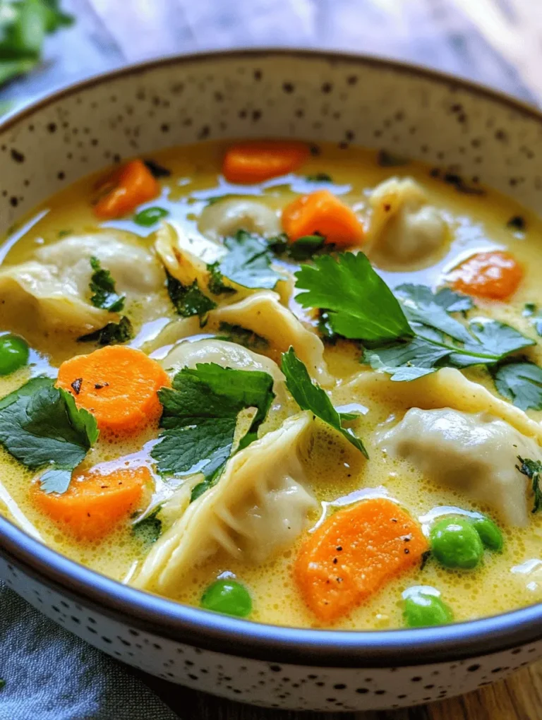 There's something inherently comforting about a warm bowl of soup, especially on a chilly day. A steaming soup can soothe the soul, wrapping you in a warm embrace with every spoonful. Among the myriad options available, the Curry Bliss Dumpling Soup stands out as a delightful fusion of flavors and textures that elevates the humble soup into a culinary experience. This dish seamlessly combines tender dumplings with a fragrant, spicy curry broth, creating a satisfying meal that warms both body and spirit.