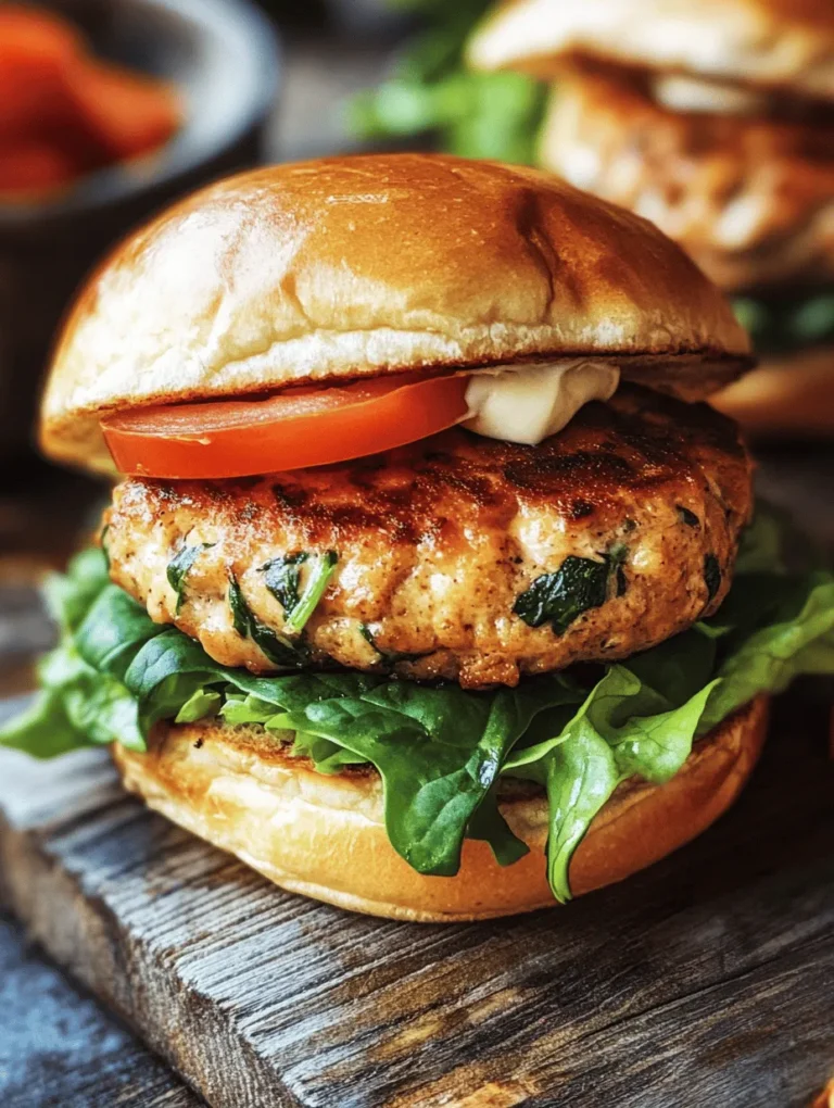 In the culinary world, chicken burgers have emerged as a popular alternative to traditional beef patties, offering a healthier yet equally satisfying option for burger lovers. With a lower fat content and a milder flavor, chicken burgers can be customized in countless ways, making them a versatile choice for various palates and dietary preferences. Among the many inventive recipes, the White Cheddar & Spinach Chicken Burgers stand out for their unique flavor combination that marries the rich creaminess of white cheddar cheese with the nutritional powerhouse of fresh spinach.