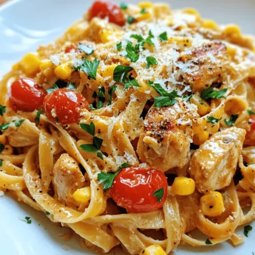 Discover the delightful fusion of flavors in this Easy Cowboy Butter Chicken Linguine recipe. This dish combines tender chicken thighs, vibrant vegetables, and a creamy sauce that clings to perfectly cooked linguine. With its straightforward preparation and mouthwatering taste, it's ideal for a weeknight dinner or a special gathering. Cowboy Butter Chicken Linguine not only satisfies hunger but does so with a flair that impresses family and friends alike.