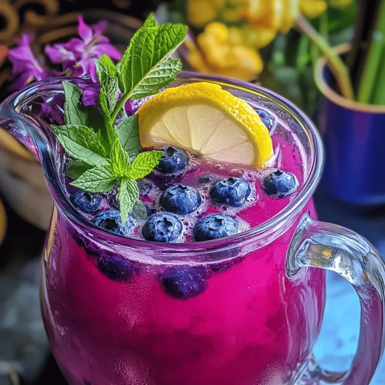 As the temperature rises and the sun shines brighter, there is nothing quite as satisfying as sipping on a refreshing homemade beverage. Whether lounging by the pool, hosting a summer barbecue, or simply enjoying a quiet afternoon on the porch, a glass of lemonade is a quintessential treat that evokes feelings of nostalgia and delight. This year, why not elevate your lemonade game with a vibrant twist? Enter refreshing blueberry lemonade—a delicious, thirst-quenching drink that combines the zesty brightness of lemons with the sweet, juicy burst of blueberries.