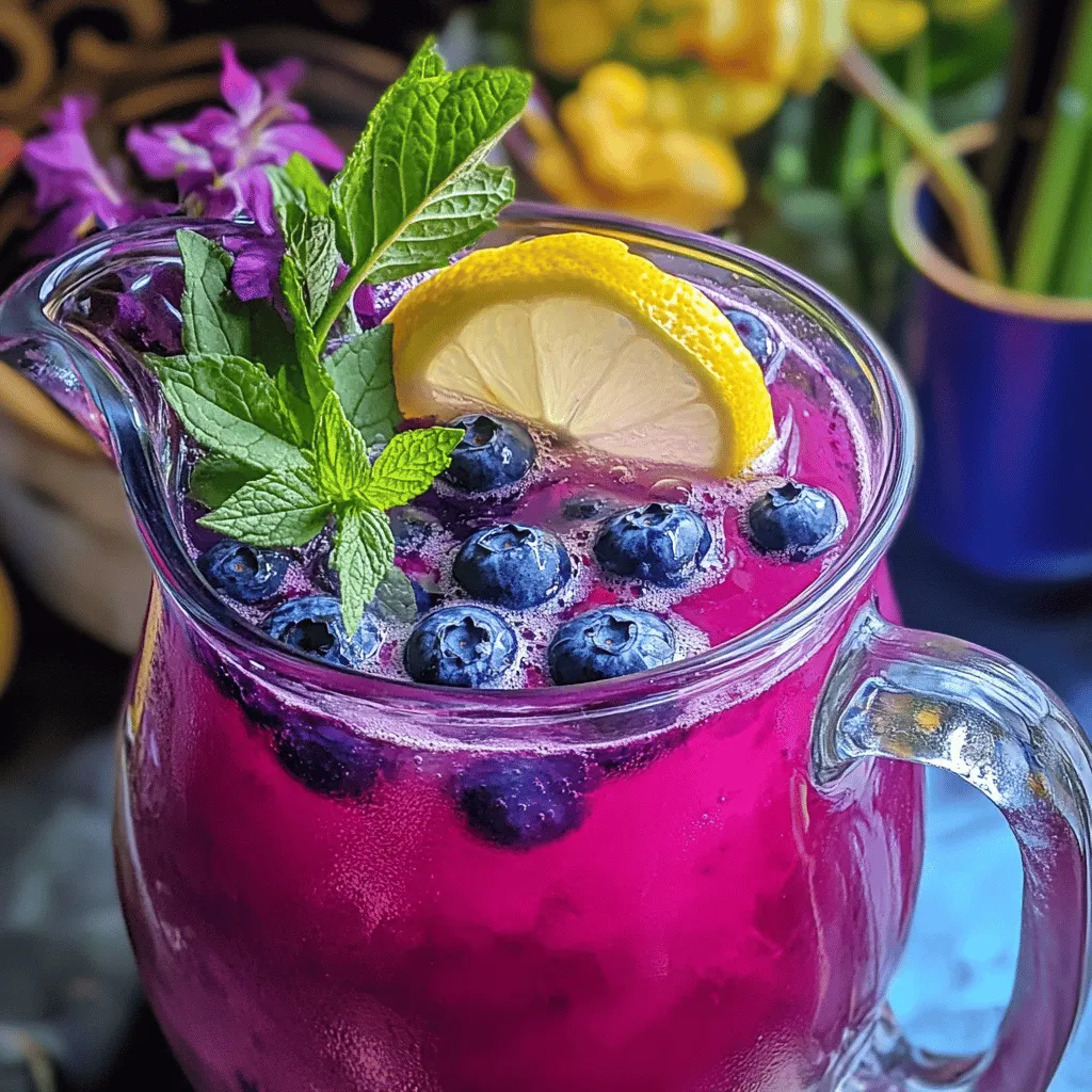 As the temperature rises and the sun shines brighter, there is nothing quite as satisfying as sipping on a refreshing homemade beverage. Whether lounging by the pool, hosting a summer barbecue, or simply enjoying a quiet afternoon on the porch, a glass of lemonade is a quintessential treat that evokes feelings of nostalgia and delight. This year, why not elevate your lemonade game with a vibrant twist? Enter refreshing blueberry lemonade—a delicious, thirst-quenching drink that combines the zesty brightness of lemons with the sweet, juicy burst of blueberries.