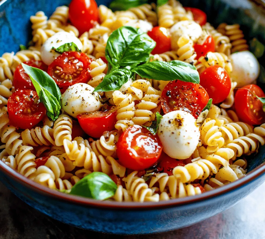 Pasta salads have surged in popularity over the years, becoming a staple at picnics, barbecues, and family gatherings. Their versatility allows for endless variations, accommodating various tastes and dietary preferences. One standout among these is the Bruschetta Pasta Salad, a dish that effortlessly marries the delightful flavors of classic bruschetta with the comforting heartiness of pasta. This fresh and vibrant salad is not just an appealing addition to your meal spread; it’s a celebration of summer’s bounty and a testament to the beauty of simple, high-quality ingredients.
