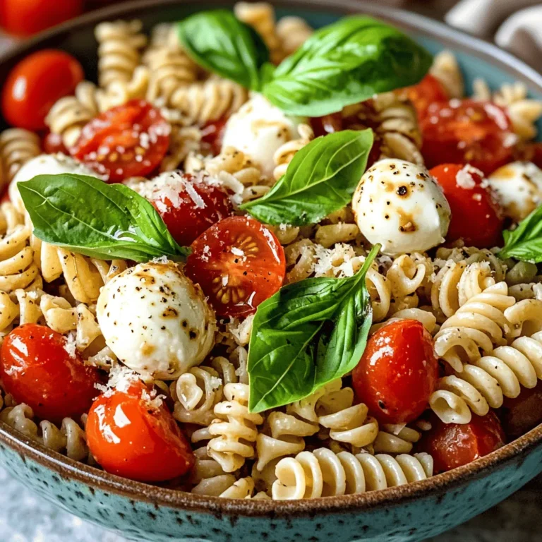 Pasta salads have surged in popularity over the years, becoming a staple at picnics, barbecues, and family gatherings. Their versatility allows for endless variations, accommodating various tastes and dietary preferences. One standout among these is the Bruschetta Pasta Salad, a dish that effortlessly marries the delightful flavors of classic bruschetta with the comforting heartiness of pasta. This fresh and vibrant salad is not just an appealing addition to your meal spread; it’s a celebration of summer’s bounty and a testament to the beauty of simple, high-quality ingredients.