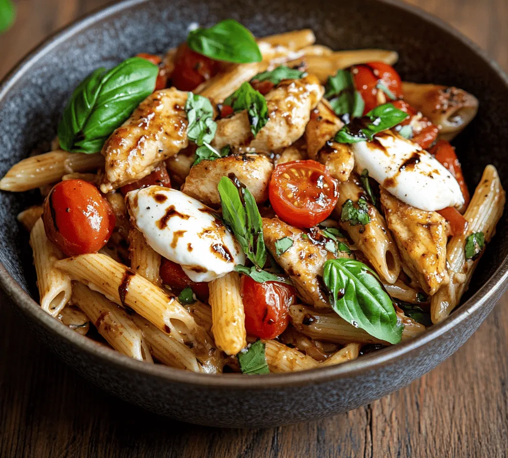 Before diving into the preparation steps, let’s take a closer look at the essential ingredients that make up this delectable Bruschetta Chicken Pasta. Each component plays a vital role, enhancing the overall flavor and texture of the dish.