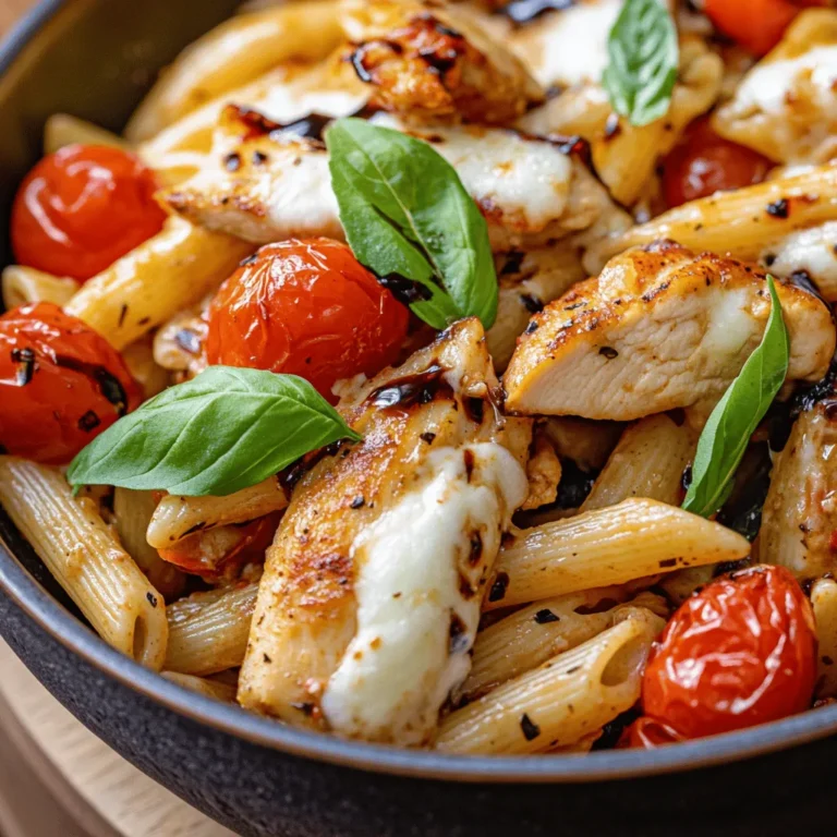 Before diving into the preparation steps, let’s take a closer look at the essential ingredients that make up this delectable Bruschetta Chicken Pasta. Each component plays a vital role, enhancing the overall flavor and texture of the dish.