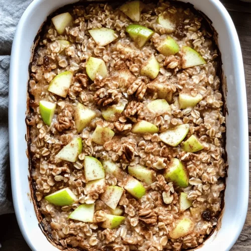 In today's fast-paced world, the importance of a nourishing breakfast cannot be overstated. Breakfast is often hailed as the most important meal of the day, providing the essential fuel needed to kickstart our metabolism and keep our energy levels steady throughout the morning. However, many people struggle to find healthy breakfast options that are both delicious and satisfying. Enter the Healthy Apple Oatmeal Breakfast Bake – a wholesome, hearty dish that checks all the boxes for a nutritious morning meal.