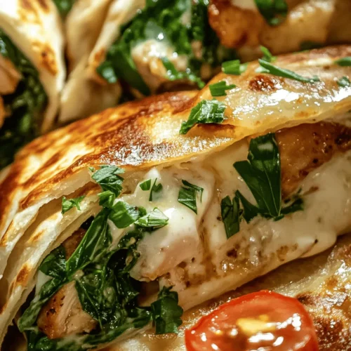Wraps have become a popular meal option for many, offering a perfect blend of convenience and flavor. Whether you're looking for a quick lunch, a satisfying dinner, or a party platter, wraps cater to all occasions. They are easy to hold, customizable, and can be packed with nutritious ingredients. Among the many varieties, Cheesy Garlic Chicken Wraps stand out for their irresistible combination of flavors and textures. Imagine tender chicken marinated in aromatic garlic, enveloped in gooey cheese, and wrapped in a soft tortilla—this dish is sure to delight your taste buds.