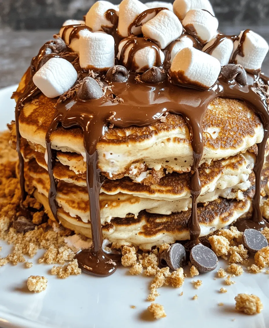 Start your day off right with a delightful twist on a beloved classic: S’mores Pancakes. This innovative recipe captures the essence of the iconic campfire treat—gooey marshmallows, rich chocolate, and crunchy graham crackers—and reimagines it into fluffy, decadent pancakes that are sure to satisfy your sweet tooth. Whether it’s a leisurely weekend brunch or a special breakfast for a holiday gathering, these pancakes are not only easy to whip up but also guaranteed to impress family and friends alike.