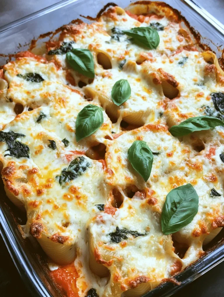 If you're searching for a comforting and delicious vegetarian dish, look no further than Spinach and Ricotta Stuffed Shells. This delightful recipe is not only packed with flavor but also offers a nutritious twist on a classic Italian favorite. Perfect for families, gatherings, or a simple weeknight dinner, these stuffed shells are sure to please everyone at the table.