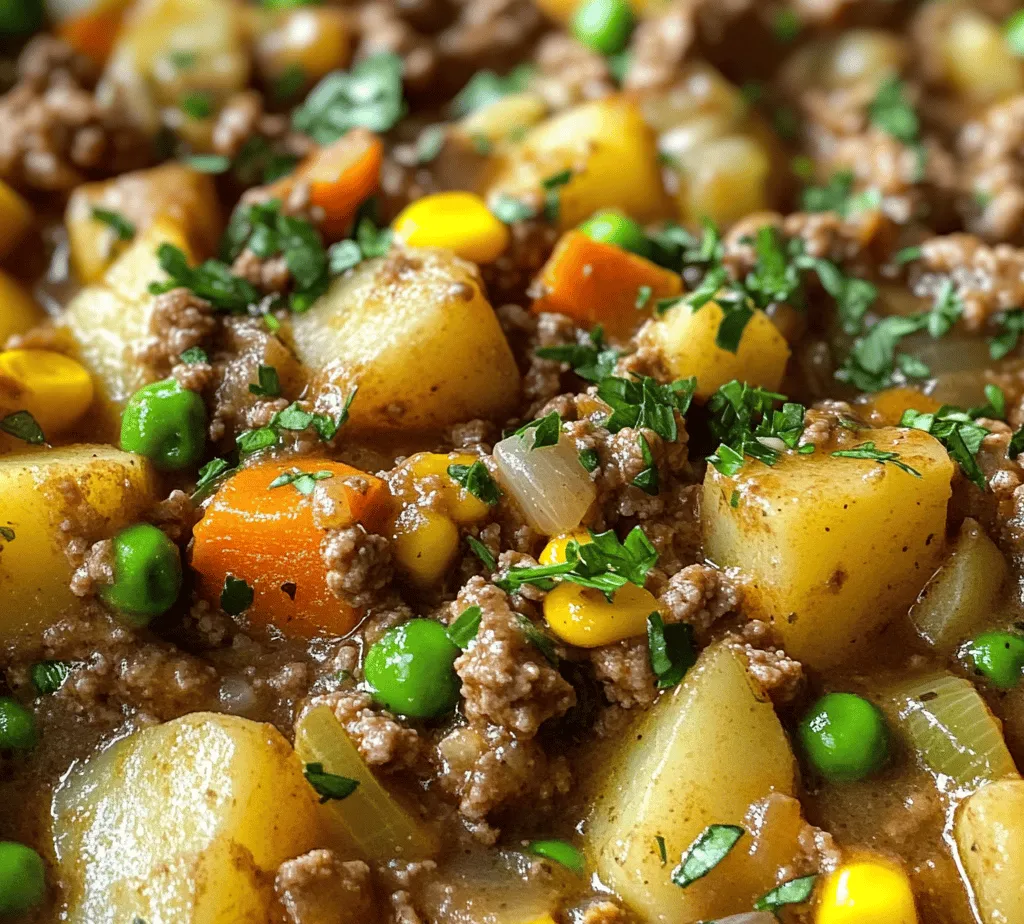 In the realm of home cooking, few meals embody the essence of comfort and satisfaction like a dish crafted from ground beef and potatoes. This Ground Beef and Potatoes recipe, affectionately dubbed 