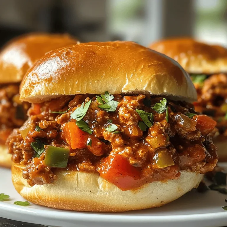 Cajun cuisine is a vibrant tapestry of flavors, colors, and textures that reflect the rich cultural heritage of Louisiana. Known for its bold spices and hearty ingredients, Cajun food has become synonymous with comfort and warmth, often evoking memories of family gatherings and festive celebrations. One of the beloved staples of American comfort food is the Sloppy Joe—a messy, satisfying sandwich that has captured hearts across the nation. In this recipe, we take this classic dish and give it a Cajun twist by using ground chicken and a blend of zesty Cajun spices. This lighter version not only appeals to those looking for a healthier option but also excites adventurous eaters with its distinctive flavor profile.