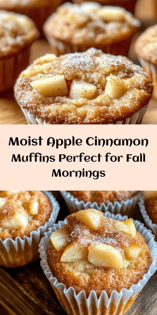 Fall in love with these Irresistible Moist Apple Cinnamon Muffins! Perfect for cozy mornings, these delightful treats are filled with tart apples, warm spices, and topped with a sweet sugar crust. They're easy to make in just 35 minutes and yield 12 delicious muffins. With a combination of brown sugar, buttermilk, and optional nuts, each bite is a taste of autumn bliss. Bake a batch today and enjoy the aroma of cinnamon wafting through your kitchen!